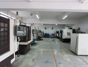 手板廠CNC制作車間一角